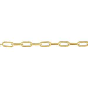 Round Paperclip Bracelet , 9MM