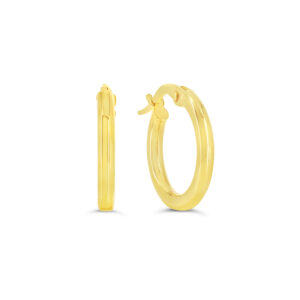2MM Hoop Earrings, Small