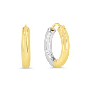 Tubing Huggie Earrings