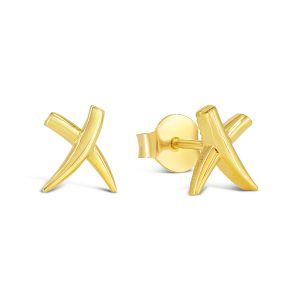 X Stud Earrings