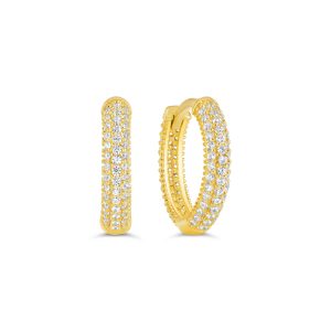 Classic Pave Huggie Earrings