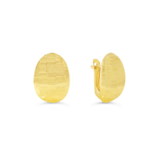 Hammered Hinged Stud Earrings