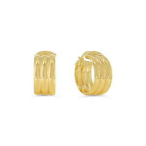 Triple Tube Hoop Earrings