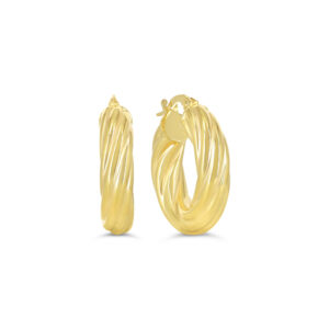 Twisted Hoop Earrings