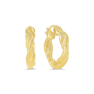 Twisted Hoop Earrings