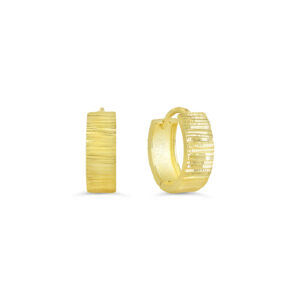 Ribbed Hoop Earrings