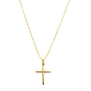 Skinny Plain Cross, Cable Chain