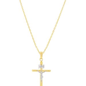 Crucifix Cross, Cable Chain