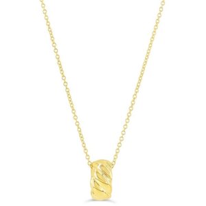 Croissant Ring Necklace