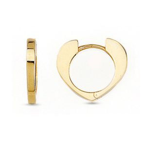 Heart Huggie Earrings