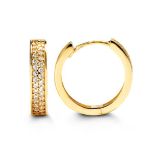 Round Huggie Earrings