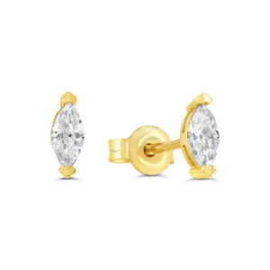 Marquise Cut Stud Earrings