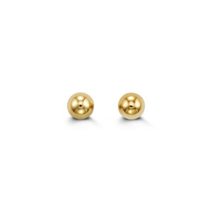 Ball Stud Earrings - 4MM