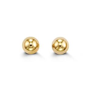 Ball Stud Earrings -6MM