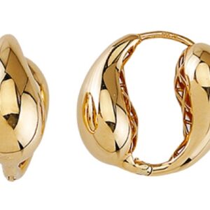 Chunky Twist Huggie Earrings